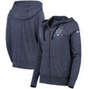 Dallas Cowboys Nike Women's Gym Vintage Full-Zip Hoodie - Navy