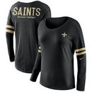 New Orleans Saints Nike Women's Tailgate Long Sleeve T-Shirt - Black
