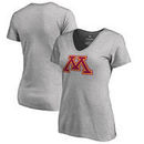 Minnesota Golden Gophers Fanatics Branded Women's Plus Sizes Primary Team Logo T-Shirt - Ash