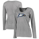 Georgia Southern Eagles Fanatics Branded Women's Plus Sizes Primary Team Logo Long Sleeve T-Shirt - Ash