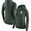 Michigan State Spartans Nike Women's Gym Vintage Full-Zip Hoodie - Green