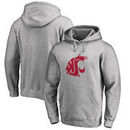 Washington State Cougars Fanatics Branded Primary Team Logo Pullover Hoodie - Ash