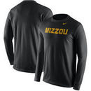Missouri Tigers Nike Wordmark Long Sleeve T-Shirt - Black