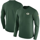 Green Bay Packers Nike Sideline Modern Long Sleeve Sweatshirt - Green
