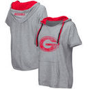 Georgia Bulldogs Colosseum Women's Woopah Hooded T-Shirt - Heathered Gray