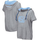 North Carolina Tar Heels Colosseum Women's Woopah Hooded T-Shirt - Heathered Gray