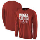 Alabama Crimson Tide Fanatics Branded College Football Playoff 2016 Peach Bowl Bound Nation Long Sleeve T-Shirt - Crimson
