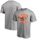 Clemson Tigers Fanatics Branded College Football Playoff 2016 Fiesta Bowl Bound Playbook T-Shirt - Heather Gray