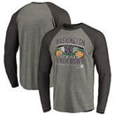 Washington Huskies Fanatics Branded College Football Playoff 2016 Peach Bowl Bound Prime Raglan Long Sleeve T-Shirt - Heather Gr