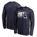 Tom Brady New England Patriots NFL Pro Line by Fanatics Branded 201 Career Wins Long Sleeve T-Shirt - Navy