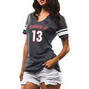 Odell Beckham Jr New York Giants Majestic Women's My Guy Name & Number Tri-Blend V-Neck T-Shirt - Charcoal
