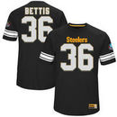 Jerome Bettis Pittsburgh Steelers Majestic Hall of Fame Hash Mark Player Name & Number T-Shirt - Black