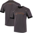 San Francisco Giants Majestic Intense V-Neck T-Shirt - Gray/Black