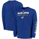 Toronto Blue Jays Majestic Proven Pastime Long Sleeve T-Shirt - Royal