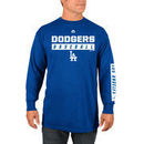 Los Angeles Dodgers Majestic Proven Pastime Long Sleeve T-Shirt - Royal