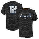 Andrew Luck Indianapolis Colts Youth Vector Camo Dri-Tek Name & Number T-Shirt - Black
