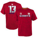 Odell Beckham Jr New York Giants Youth Vector Camo Dri-Tek Name & Number T-Shirt - Red