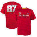 Rob Gronkowski New England Patriots Youth Vector Camo Dri-Tek Name & Number T-Shirt - Red