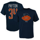 Walter Payton Chicago Bears Youth Retired Player Vintage Name & Number T-Shirt – Navy