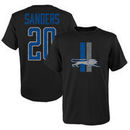 Barry Sanders Detroit Lions Youth Retired Player Vintage Name & Number T-Shirt – Blue