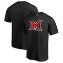 Miami University RedHawks Fanatics Branded Primary Logo T-Shirt - Black