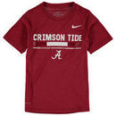Alabama Crimson Tide Nike Youth Legend Staff Performance T-Shirt - Crimson