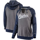 San Diego Padres Majestic Women's Absolute Confidence Hoodie - Gray