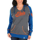 New York Mets Majestic Women's Absolute Confidence Hoodie - Gray