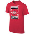 Ohio State Buckeyes Nike Youth JDI Field Football T-Shirt - Scarlet