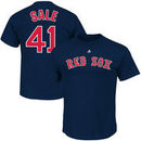 Chris Sale Boston Red Sox Majestic Name & Number T-Shirt - Navy