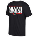 Miami Hurricanes adidas Dassler Ultimate climalite T-Shirt - Black