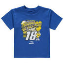Kyle Busch Joe Gibbs Racing Team Collection Toddler Hero T-Shirt - Royal