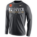 Clemson Tigers Nike College Football Playoff 2016 National Champions Locker Room Long Sleeve T-Shirt - Anthracite