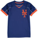 New York Mets Majestic Youth Emergence T-Shirt - Royal