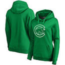 Chicago Cubs Fanatics Branded Women's St. Patrick's Day White Logo Pullover Hoodie - Green
