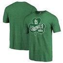 St. Louis Cardinals Fanatics Branded St. Patrick's Day Paddy's Pride Tri-Blend T-Shirt - Green