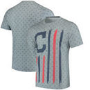 Cleveland Indians Big Logo Flag T-Shirt - Gray