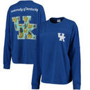 Kentucky Wildcats Women's Aloha Big Pineapple Long Sleeve T-Shirt - Royal