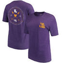 LSU Tigers Women's Boho Arrow Melange T-Shirt - Purple