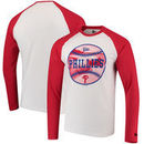 Philadelphia Phillies New Era Raglan Long Sleeve T-Shirt - White/Red