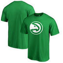 Atlanta Hawks Fanatics Branded St. Patrick's Day White Logo T-Shirt - Kelly Green
