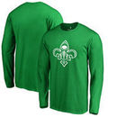 New Orleans Pelicans Fanatics Branded St. Patrick's Day White Logo Long Sleeve T-Shirt - Kelly Green