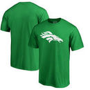 Denver Broncos NFL Pro Line by Fanatics Branded Big & Tall St. Patrick's Day White Logo T-Shirt - Green