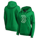 Boston Red Sox Fanatics Branded Women's St. Patrick's Day White Logo Pullover Hoodie - Kelly Green