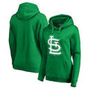 St. Louis Cardinals Fanatics Branded Women's St. Patrick's Day White Logo Pullover Hoodie - Kelly Green