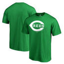Cincinnati Reds Fanatics Branded St. Patrick's Day White Logo T-Shirt - Kelly Green