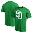 San Diego Padres Fanatics Branded Big & Tall St. Patrick's Day White Logo T-Shirt - Green