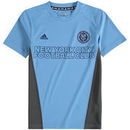 New York City FC adidas Youth Fan Nation climalite T-Shirt - Light Blue