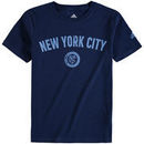 New York City FC adidas Youth City Worn Slub T-Shirt - Navy