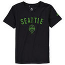 Seattle Sounders FC adidas Youth City Worn Slub T-Shirt - Black